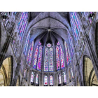 Imagen del interior de la Catedral de León.