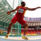 Mario Pestano logró en el lanzamiento de disco su sexta presencia en la final de un Mundial.