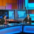 Zapatero, durante su intervención en el programa de televisión «59 segundos»