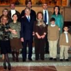 La familia López Vizán, durante la celebración del pasado sábado