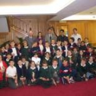 Mario Amilivia recibió a los niños del colegio Agustinas Misioneras