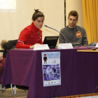 Blanca, Aláiz y Martos se vistieron de maestros por un par de horas junto a su entrenador Villacorta. Y eso se lo agradecieron los alumnos de Marista Champagnat