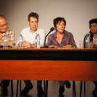 Un momento de la inauguración ayer de las jornadas de Geolaciana. DL