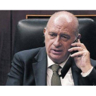 El ministro Jorge Fernández Díaz, el 31 de octubre, en el Congreso.
