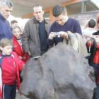 El Coto Escolar expuso el sábado pasado el meteorito más grande de España