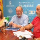Laura Álvarez, José Manuel Otero y José Manuel Barros. CEBRONES