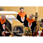 El traslado de los restos del monarca comenzó en La Peregrina. A.D.