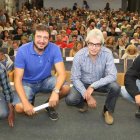 Las jornadas de montañismo tienen una excelente acogida, con una salón repleto de aficionados.