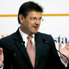 Rafael Catalá durante su intervención en un desayuno informativo celebrado ayer. SERGIO BARRENECHEA