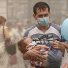 Episodio de contaminación en Moscú.