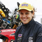 La piloto catalana Laia Sanz, campeona de enduro por cuarta vez consecutiva.