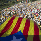 Manifestación a favor de la independencia. ADRIÁN ROPERO