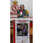 Felipe Llamazares durante la rueda de prensa. JESÚS