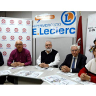Diego Dorado, José Carlos Cabero, Manuel Rilo, Manuel Gordón y Marta Mejías, durante la presentación del torneo. MARCIANO PÉREZ