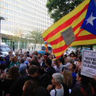 Concentración en apoyo a los detenidos que declararan en la Ciutat de la Justicia.