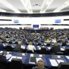 El Parlamento Europeo en el pleno de este miércoles.