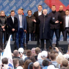 Mitin del líder ultranacionalista Vladímir Jirinovski en Moscú.