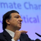 Barroso, presidente de la Comisión Europea, en la conferencia de la patronal europea.