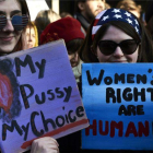 Manifestación feminista en Washington el pasado 21 de enero, tras la toma de posesión del presidente Donald Trump.