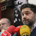 Emilio Cubelos y Marcos Díez Bodelón, ayer. ANA F. BARREDO