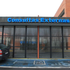Entrada de las consultas externas del Hospital del Bierzo.