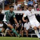 James Rodríguez, en su último partido con el Real Madrid.