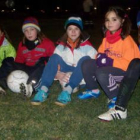 Jugadoras de los equipos de la Casa de Asturias.
