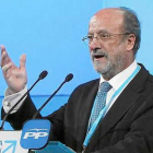 Javier León de la Riva en un acto del Partido Popular.