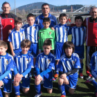 Formación de la Ponferradina A de la categoría benjamín.