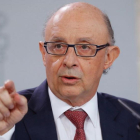 Cristóbal Montoro, ministro de Hacienda