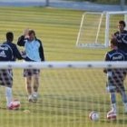 Schuster dirigió ayer el entrenamiento del Madrid previo al partido ante el Espanyol