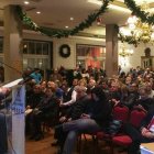 Casi 250 afiliados asistieron a la asamblea socialista. DL