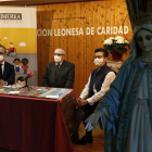 Antonio Blanco y Félix Llorente ayer en Asleca. FERNANDO OTERO