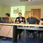 Un momento de la presentación, ayer en el CEL, del proyecto ‘Apadrina una colmena’.