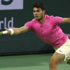 Alcaraz disputará hoy las semifinales de Indian Wells. MABANGLO