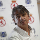 Ricardo Pozo analizó la temporada de la Cultural antes del partido de mañana en el Reino. FERNANDO OTERO