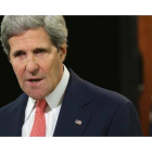 Kerry, durante una conferencia de prensa en Washington, el 24 de abril.