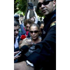 Pantoja tardó diez minutos en llegar al juzgado.