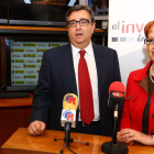 Marcelino Sión y María Jesús Soto en la presentación del concurso de finanzas ‘El Inversor Inquieto’.