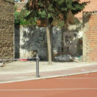 Un rincón de la plaza reformada.
