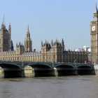 El Parlamento británico, en Londres.