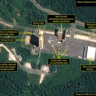 Imágenes de satélite que muestran el desmantelamiento de la base de Sohae.
