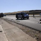 El vehículo que provocó el accidente invadió la calzada contraria de la A-62.