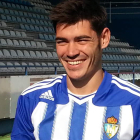 Jozabed se enfundó por primera vez la camiseta blanquiazul que lucirá hasta final de temporada.
