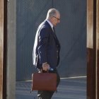 Rato a su llegada a la Audiencia Nacional.