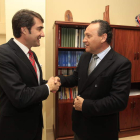 Suárez-Quiñones con Alfonso Arias, en el Consejo.