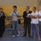 La alcaldesa de Villablino, Ana Luisa Durán, durante la inauguración