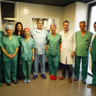 Parte del equipo de Neurocirugía del Hospital. MARCIANO PÉREZ