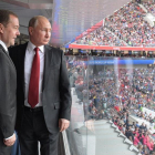 Putin observa la inauguración
