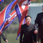 Kim Jong Un, en Pyongyang.